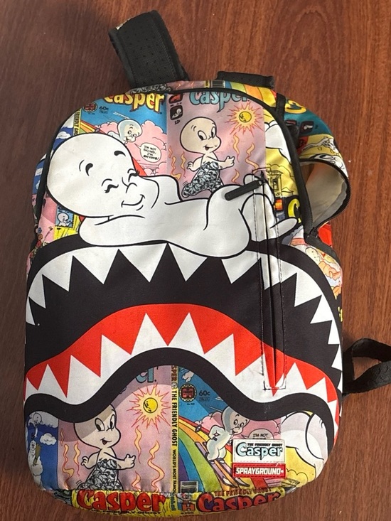 Sprayground Other - Sprayground x Casper Comic Shark Mouth Mini Backpack - Multicolor
